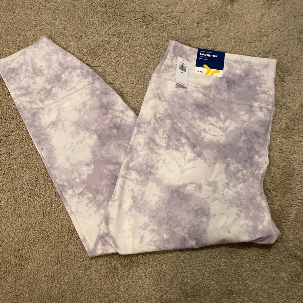 Old Navy Purple Tie-Dye Leggings